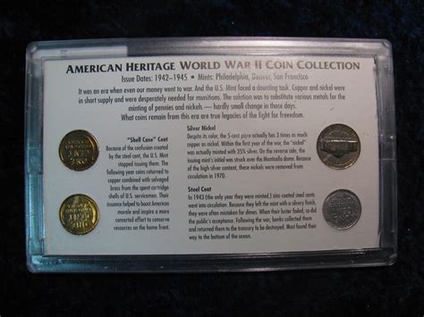1539 American Heritage World War Ii Coin Collection1943 45 Cents