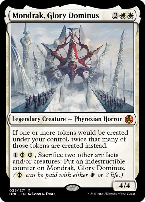 Mondrak Glory Dominus Phyrexia All Will Be One Magic The Gathering