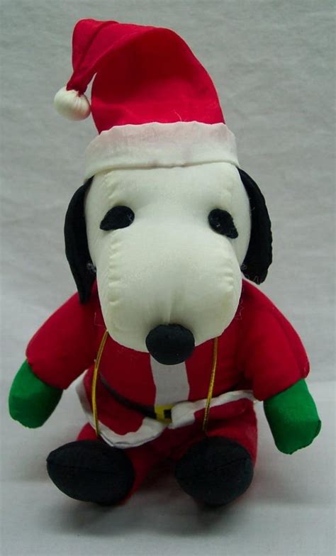 Peanuts Christmas Snoopy As Santa 6 Plush Stuffed Animal Toy Ebay