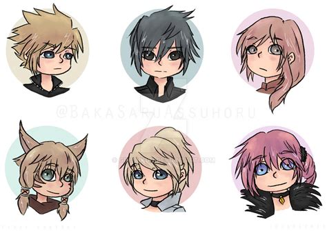 Final Fantasy Chibi By Ginjinkun On Deviantart