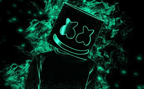 Download Wallpapers Marshmello 4k American Dj Producer Creative Art