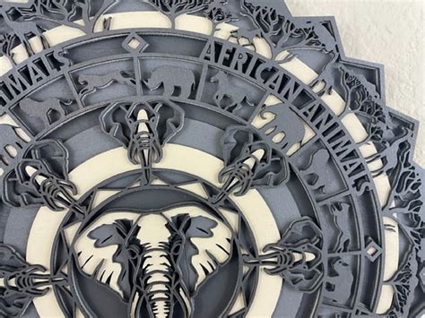 Elephant Mandala Wall Art Elephant Wall Art Mandala Wall - Etsy