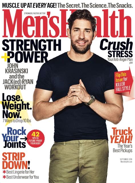 John Krasinski Men S Health 2018 Cover Photo Shoot