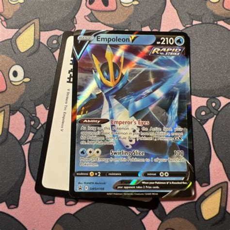 Pokemon Tcg Empoleon V Swsh Ultra Rare Black Star Promo Ebay