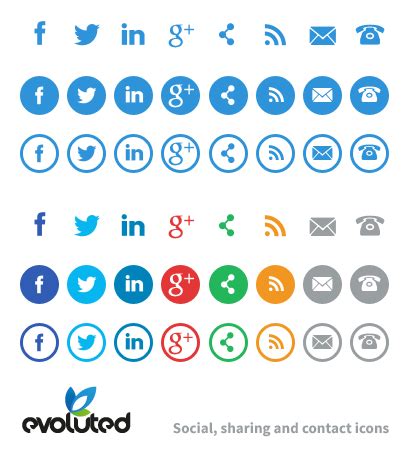 16 Free Contact Icons Images Contact And Social Media Icons Contact