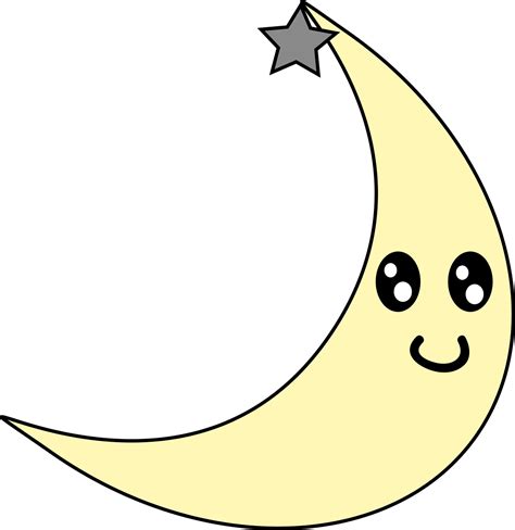 20 Bulan Bintang Kartun Png Gambar Terbaru Hd