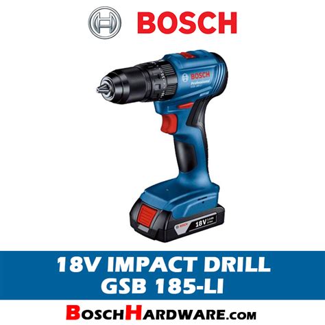Bosch Cordless Impact Drill Gsb 185 Li Malaysia