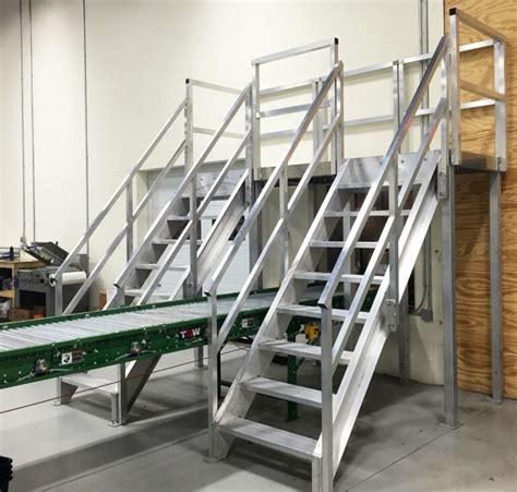 Factory Dual Omni Stair Towers Upside Innovations Installation