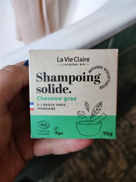 La Vie Claire Shampoing Solide Cheveux Gras à l Argile Verte 75 g