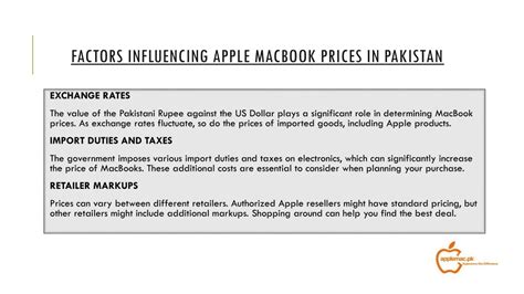 Ppt Exploring Apple Macbook Price In Pakistan A Comprehensive Guide