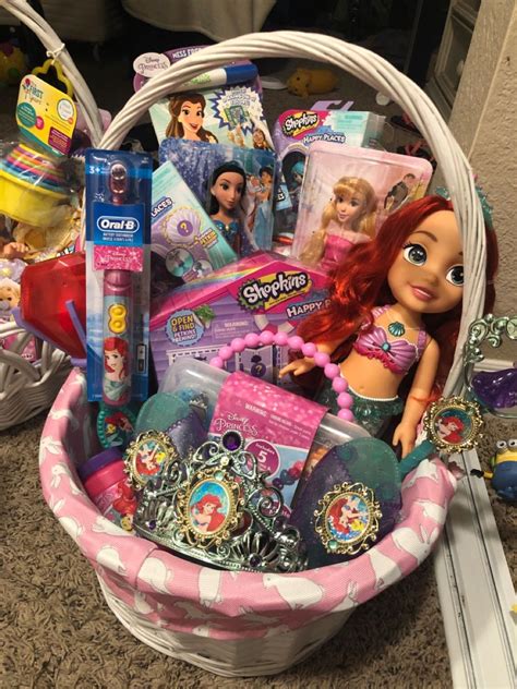 Disney Princess Easter Basket | Girl gift baskets, Disney easter basket ...