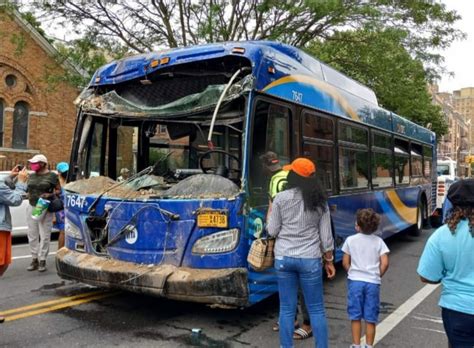 Brooklyn Mta Bus Crashes Into Three Story Home Injuring 16 Others