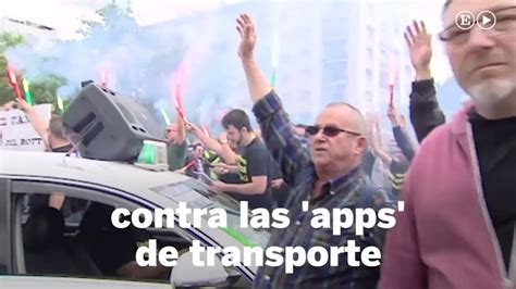 Uber Y Cabify Ataques De Taxistas Contra Las Apps De Transporte España Youtube