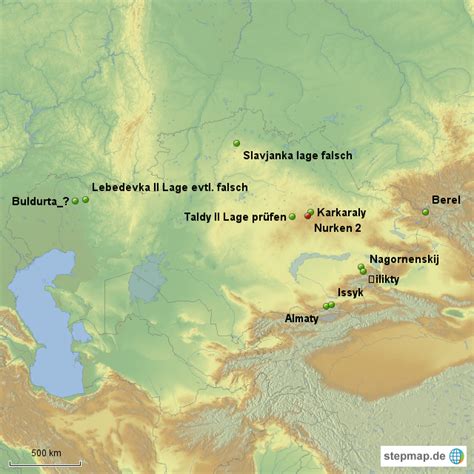 Stepmap Kas Fundorte Landkarte F R Deutschland