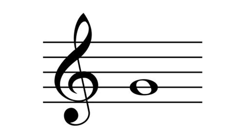 G Major Scale Treble Clef