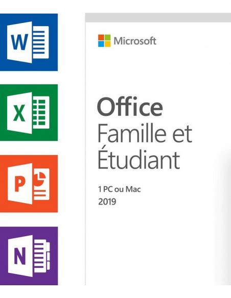 Microsoft Office Famille et Étudiant PC ou Mac au meilleur prix