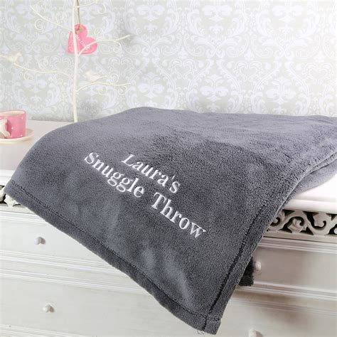 personalised snuggle blanket by duncan stewart | notonthehighstreet.com