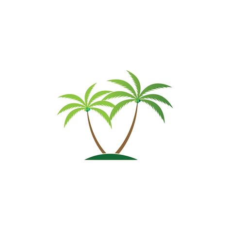 Premium Vector Coconut Tree Logo Vector Design