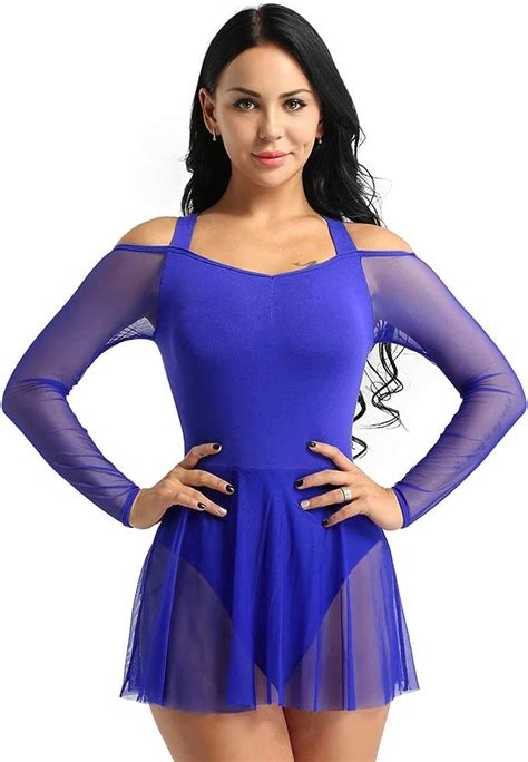 Msemis Body Bailarina Vestido Tul De Danza Ballet Para Mujer Maillot