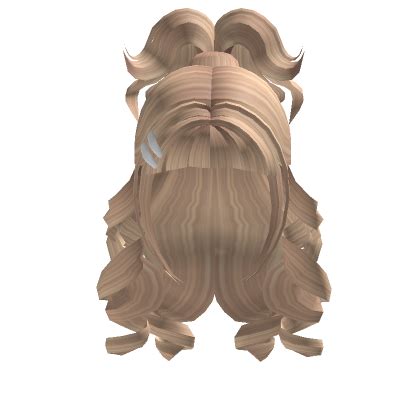 Cute Curly Half Up Ponytail Blonde Roblox