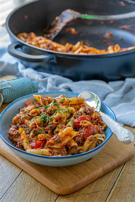 Minuten Nudel Hackfleisch Pfanne Einfach Lecker Einfach Malene