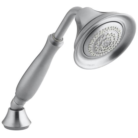 Kohler Forte Brushed Chrome 3 Spray Shower Head And Handheld Shower