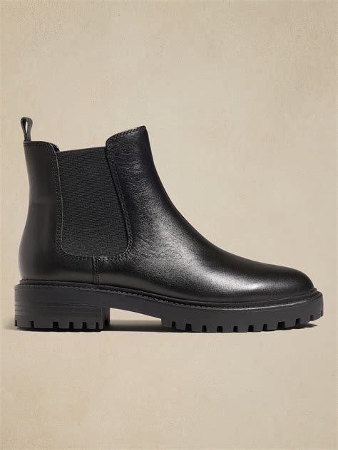 Lug Sole Chelsea Boot Banana Republic Factory