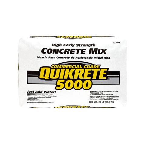 Quikrete 100701 High Early Strength Commercial Grade 5000 Concrete Mix