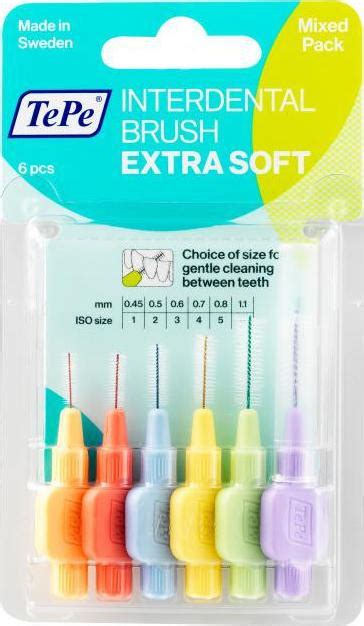 Tepe Extra Soft Μεσοδόντια Βουρτσάκια Mixed 6τμχ Skroutzgr