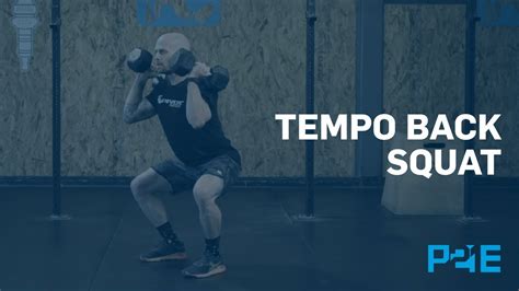 P21E Tempo Back Squat Demo YouTube