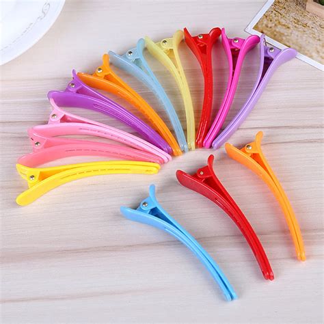 Fashion Hot Plastic Needle Clip 5 Pcs Professional Hair Clips Hairdressing Salon Hair Barrette