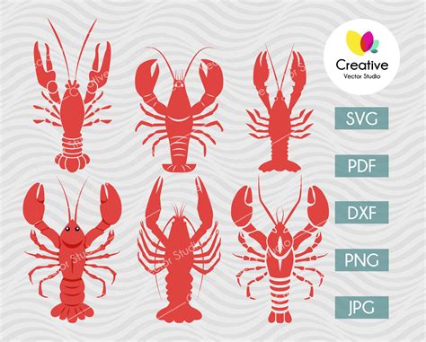 Crawfish SVG Bundle CreativeVectorStudio