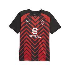 Milan Training T Shirt Pre Match Tango Red Puma Black