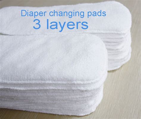 78us Washable Baby Diapers Insert 3 Layers Reusable Baby Cloth