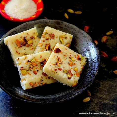 Coconut Burfi Recipe Indian