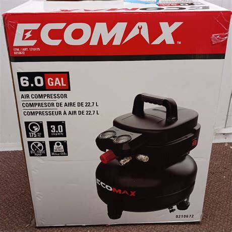 Events Viewbid Ecomax Gal Air Compressor Hp Psi