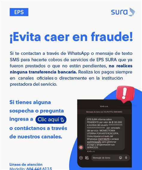 Alerta De Fraude Eps Sura Advierte Sobre Intentos De Estafa En Cobros