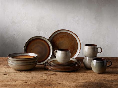 Canyon 16 Piece Set With Pasta Bowls Arhaus