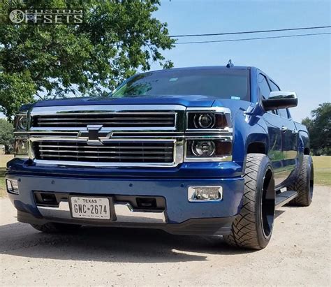 Wheel Offset Chevrolet Silverado Aggressive Outside Fender