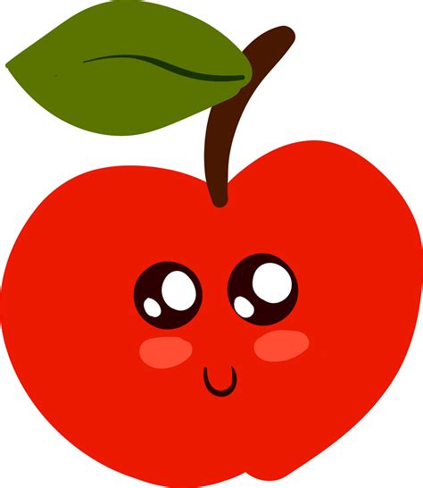 Cute Apple Vector