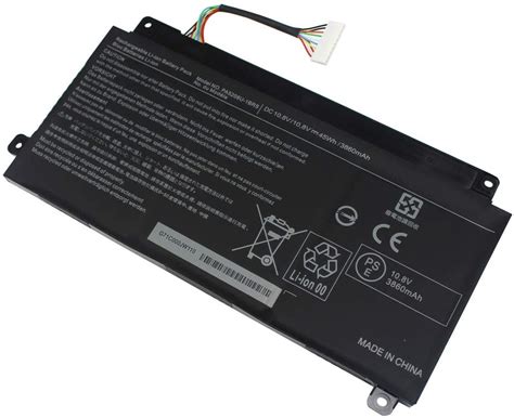 Toshiba Pa U Laptop Battery Battery Type Lithium Polymer At