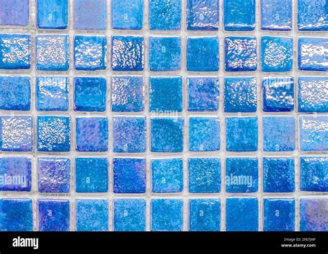 Blue Ceramic Tile Texture