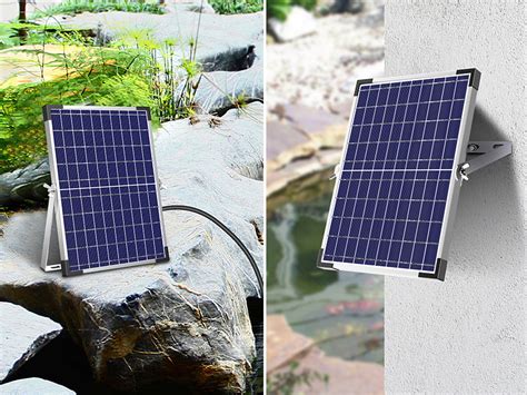 Antfraer Solar Water Pump With 4400mah Battery Colorful Led