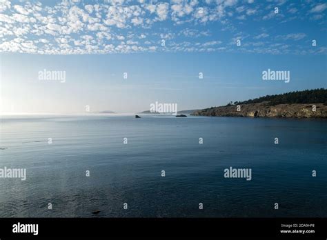 The Waters Of Agate Beach On Lopez Island Washington Usa Stock Photo