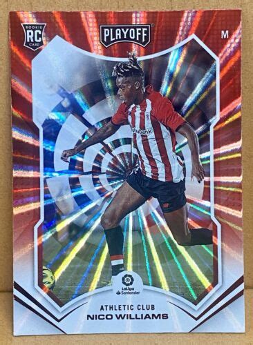 2021 22 Panini Chronicles Base Chronicles La Liga Playoff Red Lasers