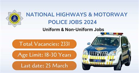 National Highways Motorway Police Jobs Nh Mp