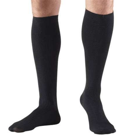 Truform Mens Dress Socks Knee High Closed Toe15 20 Mmhg Tricare