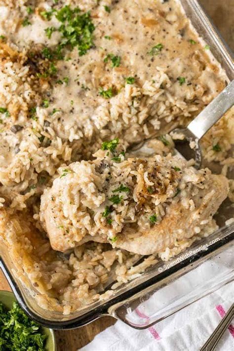 4 Ingredient Chicken Rice Casserole Spend With Pennies