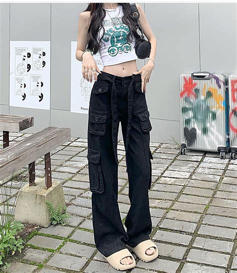 Cargo Pants Women Y2k Pants Y2k Cargo Pants Y2k Top Cargo Etsy