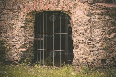 Stone Archway With A Rusted Iron Gate 48581860 Stock Photo At Vecteezy